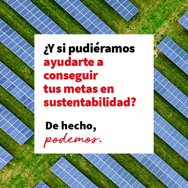 What if we could help achieve your sustainability goals? Actually, we can.