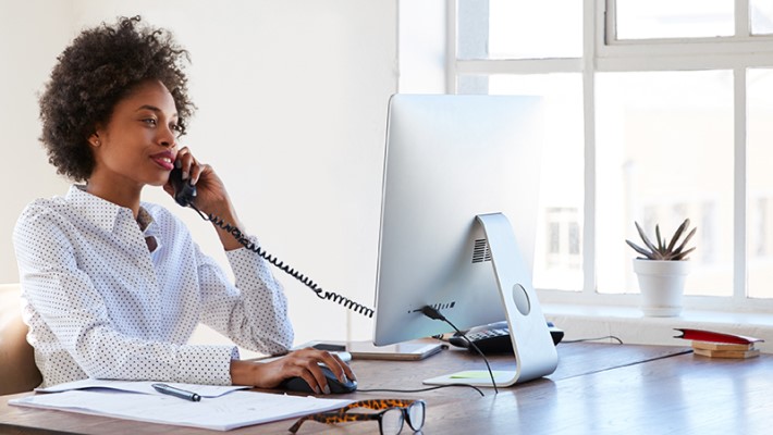 Women on phone