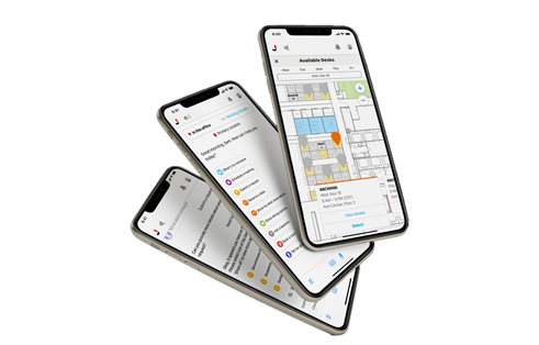 workspace reservation management interface